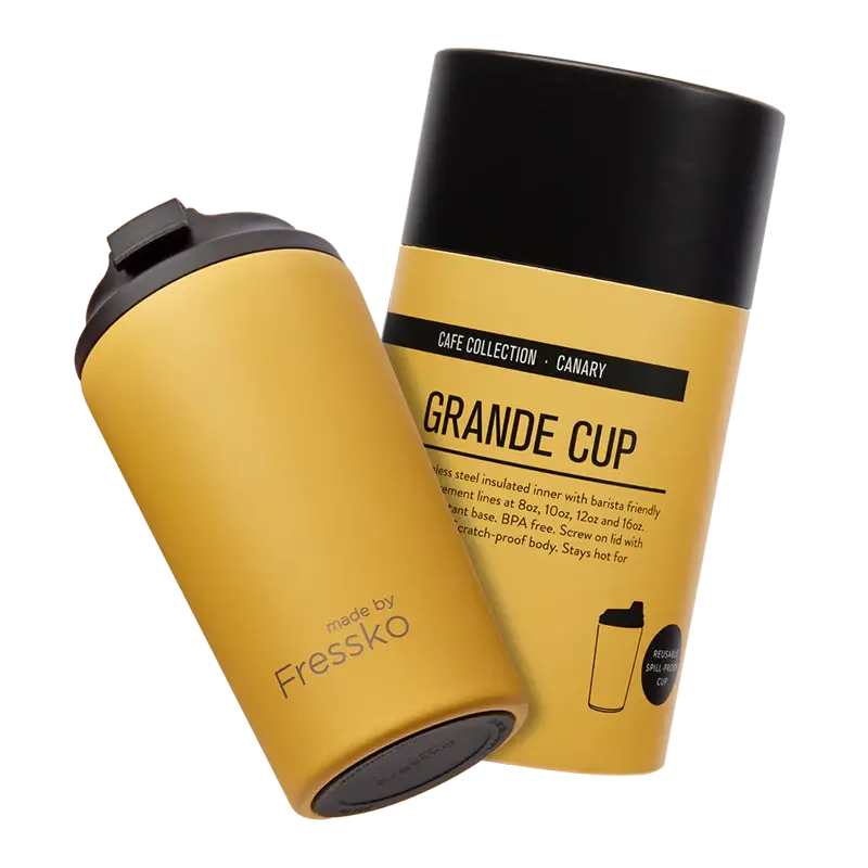 Reusiable Coffee Cup: GRANDE 475ml/16oz Fressko