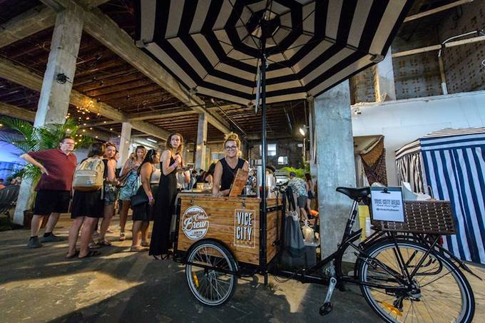 Vice City Bean cold brew tricycle
