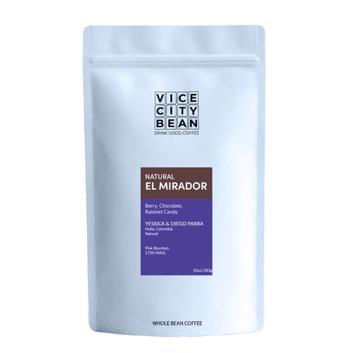El Mirador Pink Bourbon Natural Vice City Bean