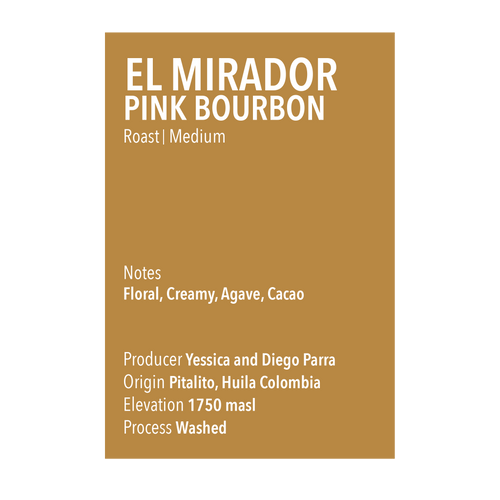 El Mirador Pink Bourbon Washed Vice City Bean